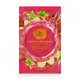 Малиновый чай концентрат Lito с имбирем и корицей, 50 г
