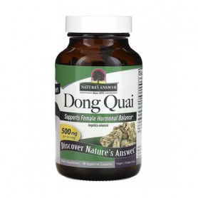Дудник (дягиль) Nature's Answer Dong Quai, 500 мг, 90 вегетарианских капсул