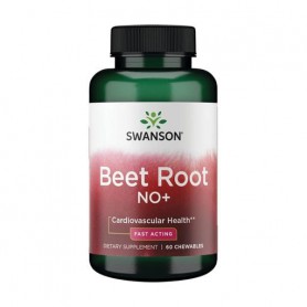 Корень свеклы Swanson Beet Root NO+, 60 жевательных таблеток