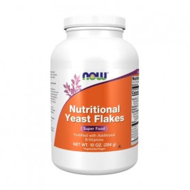 Пищевые дрожжи NOW Foods Nutritional Yeast Flakes (хлопья), в порошке, 284 г