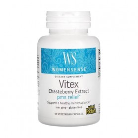 Экстракт витекса Natural Factors WomenSense Vitex Chasteberry Extract, 90 вегетарианских капсул