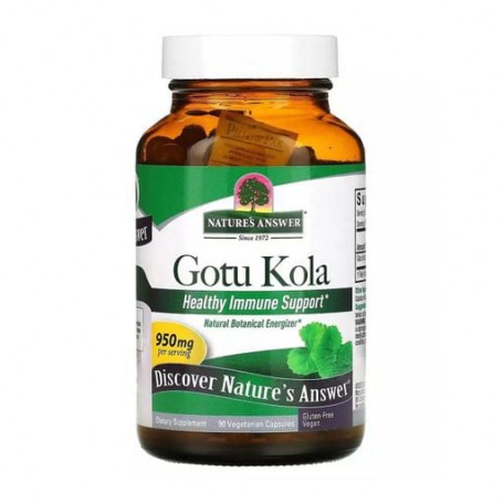 Готу кола Nature's Answer Healthy Immune Support Gotu Kola, 950 мг, 90 вегетарианских капсул