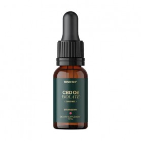 Изолят масла CBD Mind Shi CBD Oil Isolate 2000 мг, со вкусом клубники, 10 мл
