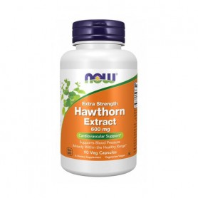 Экстракт боярышника NOW Foods Extra Strength Hawthorn Extract 600 мг, 90 капсул