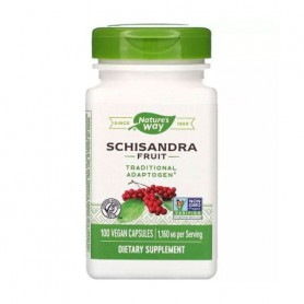 Лимонник Nature's Way Schisandra Fruit 580 мг, 100 капсул