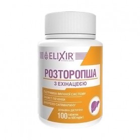 Расторопша Эликсир Thistle с эхинацеей, 500 мг, 100 таблеток