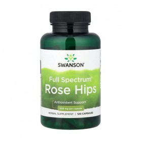 Шиповник Swanson Full Spectrum Rose Hips 500 мг, 120 капсул