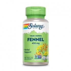 Фенхель Solaray Fennel 450 мг, 100 вегетарианских капсул