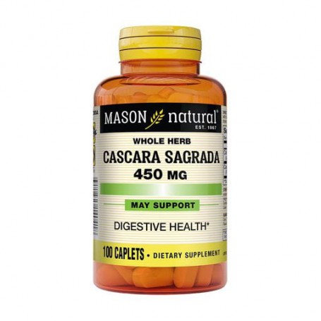 Каскара саграда Mason Natural Cascara Sagrada 450 мг, 100 капсул