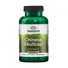 Шлемник байкальский Swanson Full Spectrum Chinese Skullcap 400 мг, 90 капсул