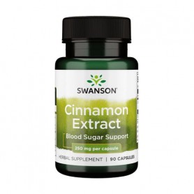 Экстракт корицы Swanson Cinnamon Extract 250 мг, 90 капсул