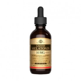 Мелатонин Solgar Liquid Melatonin Natural Black Cherry Flavor со вкусом черешни, 10 мг, в каплях, 59 мл