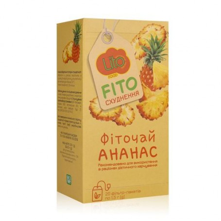 Фиточай Lito Ананас для похудения, 20*1.5 г