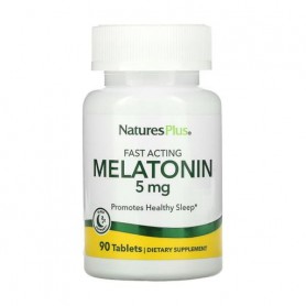 Быстродействующий мелатонин NaturesPlus Fast Acting Melatonin 5 мг, 90 таблеток
