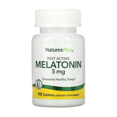 Быстродействующий мелатонин NaturesPlus Fast Acting Melatonin 5 мг, 90 таблеток