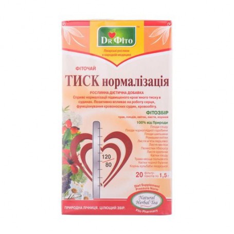 Фиточай Dr. Фіто Давление норма в пакетиках, 20*1.5 г
