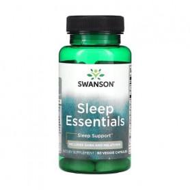 Комплекс для сна Swanson Sleep Essentials, 60 веганских капсул
