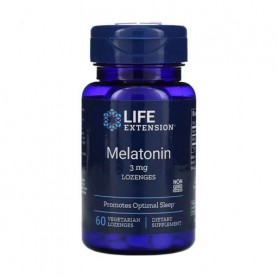 Мелатонин Life Extension Melatonin 3 мг, 60 вегетарианских леденцов