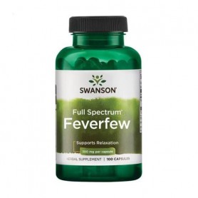 Пиретрум девичий Swanson Full Spectrum Feverfew 380 мг, 100 капсул