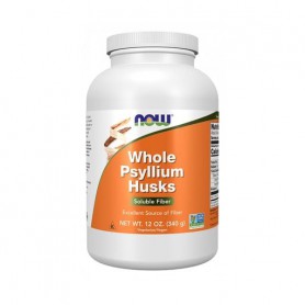 Цельная шелуха подорожника Now Foods Whole Psyllium Husks в порошке, 340 г