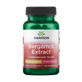 Экстракт бергамота Swanson Bergamot Extract 500 мг, 30 капсул