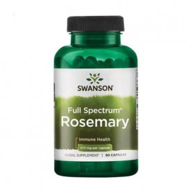 Розмарин Swanson Full Spectrum Rosemary 400 мг, 90 капсул