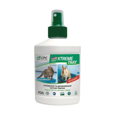 Средство для очистки и дезинфекции лотков животных CPC Xtreme Tray без хлора, 250 мл