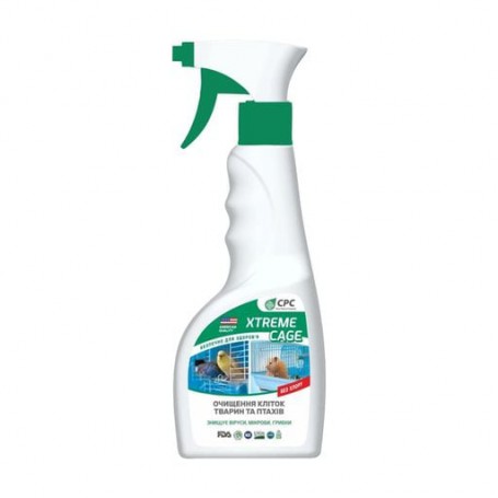 Средство для очистки клеток животных и птиц CPC Xtreme Cage без хлора, 500 мл