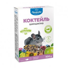 Корм для декоративных грызунов Природа Коктейль Шиншилка, 500 г