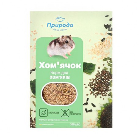 Корм для хомяков Природа Хомяк, 500 г