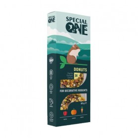 Лакомство для декоративных грызунов Special One Пончики Паприка, тыква, морковь, 3 шт, 60 г