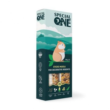 Лакомство для грызунов Special One Мюсли палочки, 90 г