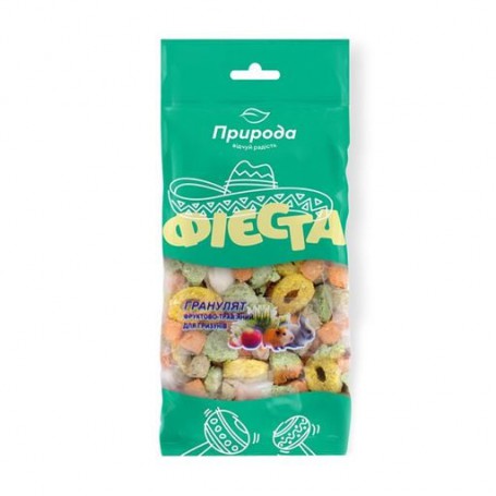 Гранулят для грызунов Природа Фиеста Фруктово-травяной, 100 г