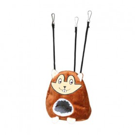 Лежак-домик для грызунов Trixie подвесной, коричневый, 11*14 см (62785)