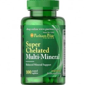 Мультиминеральный комплекс Puritan's Pride Super Chelated Multi Mineral 100 Caplets (866084)