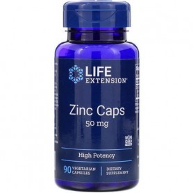 Микроэлемент Цинк Life Extension Zinc Caps, High Potency 50 mg 90 Veg Caps LEX18139 (866782)