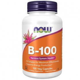 В комплекс NOW Foods Vitamin B-100 100 Veg Caps NF0436 (861836)