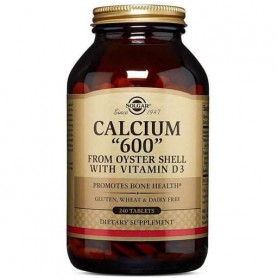 Микроэлемент Кальций Solgar Calcium 600 from Oyster Shell with Vitamin D3 240 Tabs (855210)