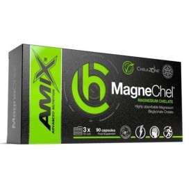 Микроэлемент Магний для спорта Amix Nutrition ChelaZone MagneChel Magnesium Bisglycinate Chelate 90 Veg Caps (875158)