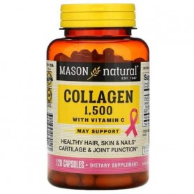 Комплекс для суставов Mason Natural Collagen 1500 + Vitamin C 120 Caps (867559)