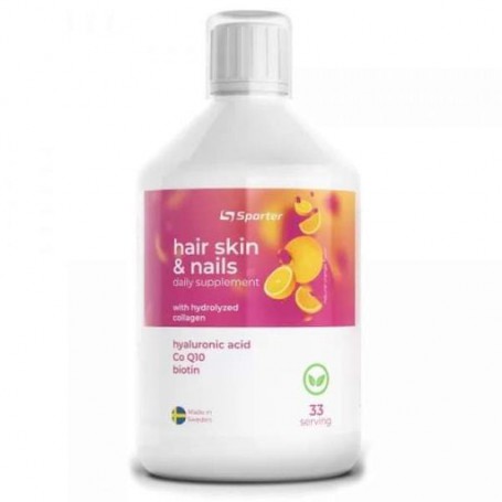 Витаминно-минеральный комплекс для спорта Sporter Hair Skin &amp Nails 500 ml /33 servings/ Orange (866620)