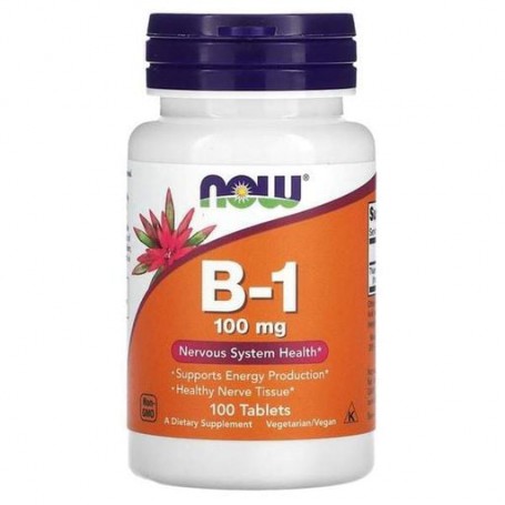 Тиамин NOW Foods Vitamin B-1 /Thiamine 100 mg 100 Tabs (862797)