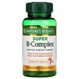 В комплекс Nature's Bounty B-Complex Super 150 Tabs (882776)