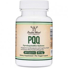 Антиоксидант PQQ Double Wood PQQ 20 mg (Pyrroloquinoline Quinone) 60 Caps (864773)