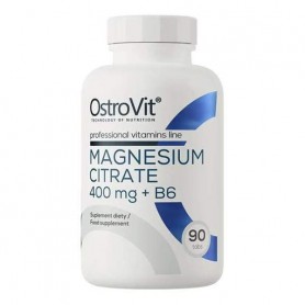 Микроэлемент Магний для спорта OstroVit Magnesium Citrate 400 mg + B6 90 Tabs (1030588)