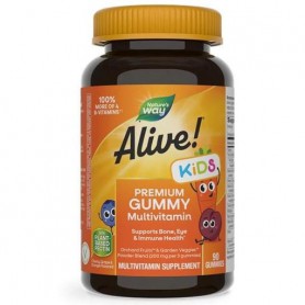 Витаминно-минеральный комплекс Nature's Way Alive! Gummies Multi-Vitamin for Children 90 Gummies Cherry, Orange, Grape flavors (