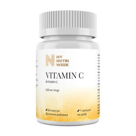 Витамин С My Nutri Week Vitamin C, 500 мг, 60 капсул