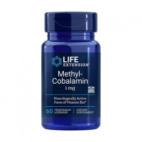 Витамин B12 Метилкобаламин Life Extension Vitamin B12 Methylcobalamin 1 мг, 60 вегетарианских леденцов
