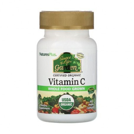 Витамин C NaturesPlus Source Of Life Garden Vitamin C 500 мг, 60 капсул
