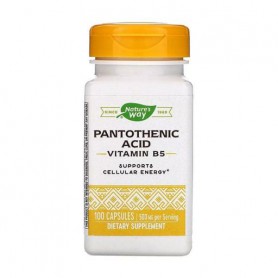 Пантотеновая кислота Nature's Way Pantothenic Acid 500 мг, 100 капсул